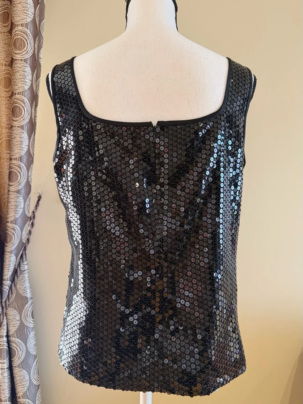 Liz Claiborne black sequin